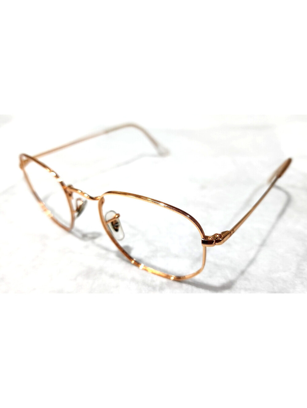 Ray Ban RB6448 3094 Gold Metal Square Eyeglasses 51-21 145